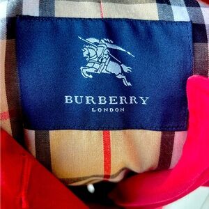Burberry Red Coat X-Large